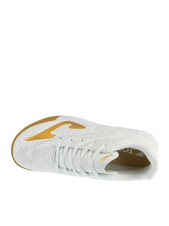 Kids Soccer Shoes Evolution Jr Indoor White