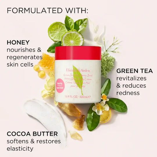 Elizabeth Arden Green Tea Strawberry Basil Feuchtigkeitsspendende Körpercreme 500 ml