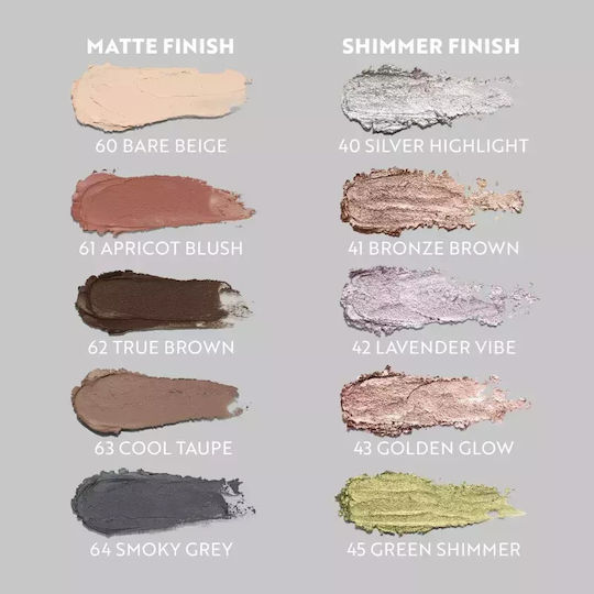 Long-lasting Glitter Eyeshadow Stick Isadora Eyeshadow Stick Shimmer Shade 43 Golden Glow Capacity G 1.2