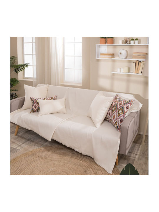Teoran Bari 01 Viersitzer-Sofa Überwurf Chenille 180x350cm
