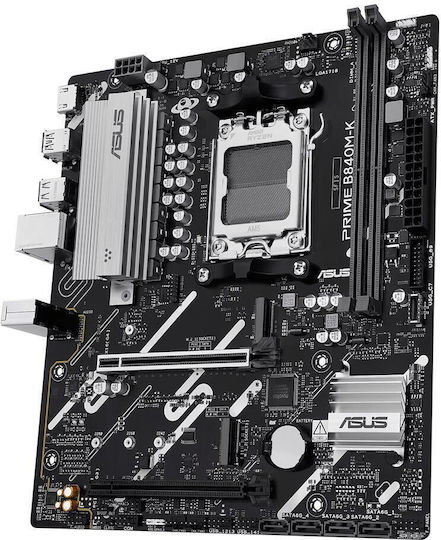Asus PRIME B840M-K Дънна Платка Micro ATX с AMD AM5 Сокет 90MB1PK0-M0EAY0