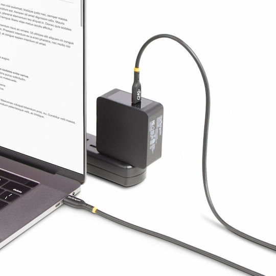 StarTech USB 2.0 Kabel USB-C männlich - USB-C 240W PD Schwarz 3m USB2EPR3M