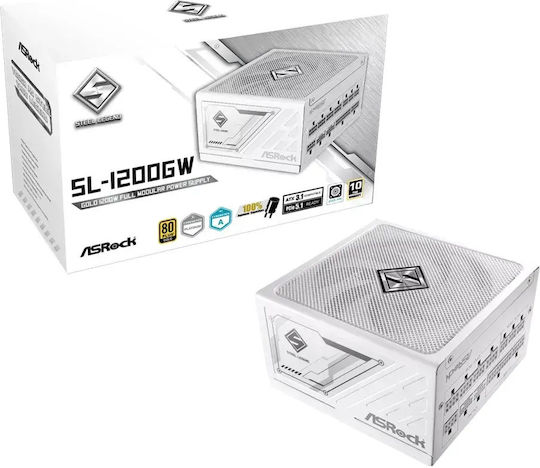 ASRock Steel Legend SL-1200GW 1200W Weiß Netzteile Vollständig modular 80 Plus Gold