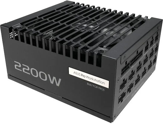 Asus PRO-WS-2200P 2200W Μαύρο Τροφοδοτικό Υπολογιστή Full Modular 80 Plus Platinum