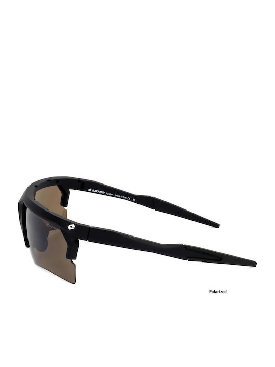 Unisex Sonnenbrillen mit Schwarzem Rahmen und Braunen Gläsern