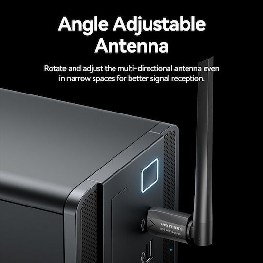 Vention KDUB0 Αντάπτορας Δικτύου USB με Ασύρματη Σύνδεση Wi-Fi