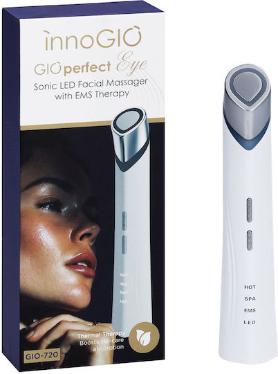 innoGio Eye Massage Device with Vibration and Heating Function White
