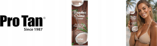 Protan Beaches Coconut Balm Cream Tanning Solarium Accelerator 22ml