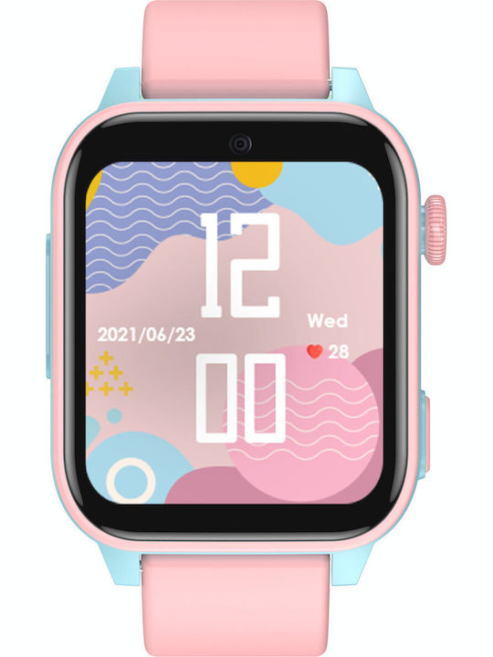 Bemi Kids' Smartwatch 4G with GPS & Camera Pink