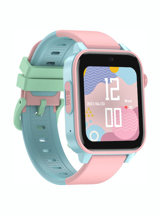 Bemi Kids' Smartwatch 4G with GPS & Camera Pink