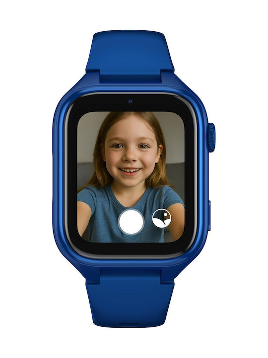 Junior Kids' Smartwatch 4G with GPS & Camera Blue