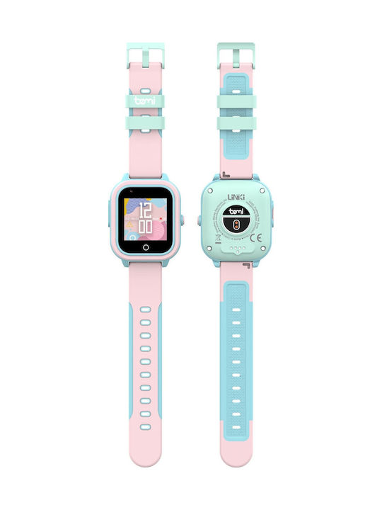 Bemi Παιδικό Smartwatch 4G με GPS & Κάμερα Ροζ