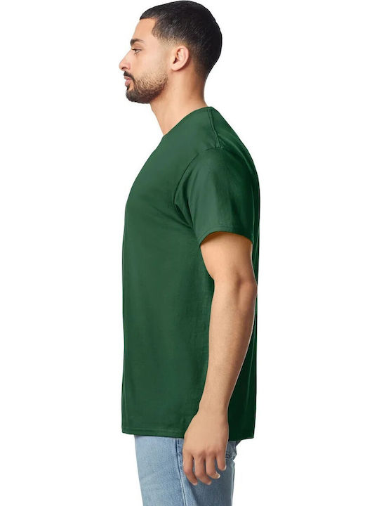 Gildan Ανδρικό Διαφημιστικό T-shirt Κοντομάνικο Forest Green
