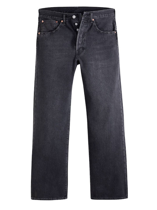 501 Men's Jeans Pants with Loose Straight Fit Black