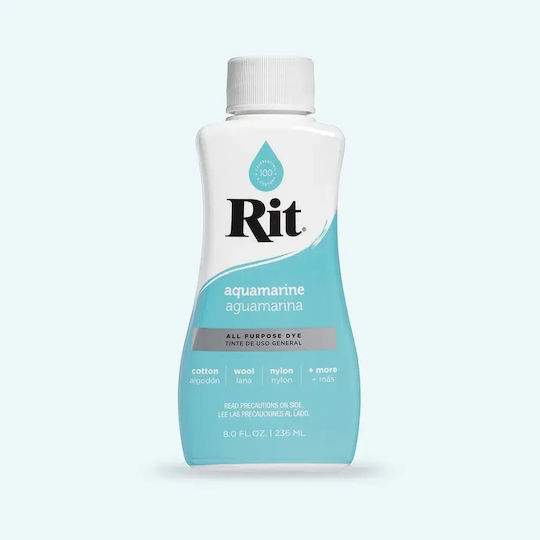 Rit Dye Liquid All-purpose Βαφή Υφασμάτων – Aquamarine 236ml
