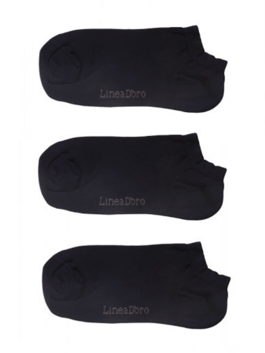 Linea D'oro Männliche Mehrfarbige Socken 3Pack