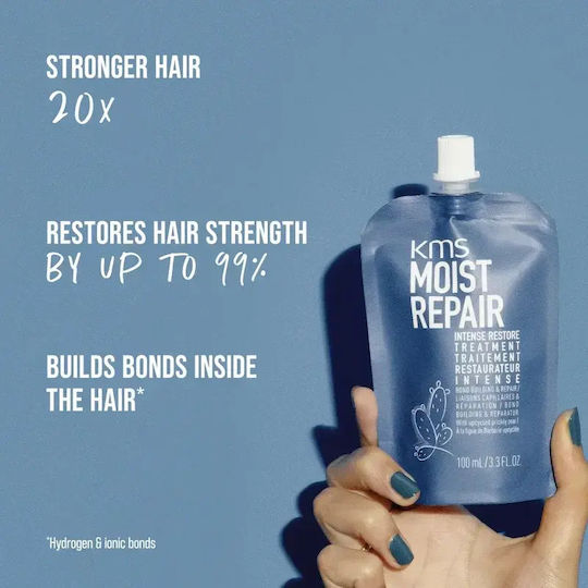 Intensive Care Damaged Colored Hair Kms Moist Repair Intense Restore Treatment Capacity Ml 500