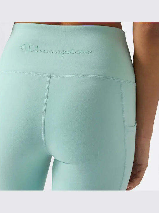 Women's Cropped Leggings Turquoise