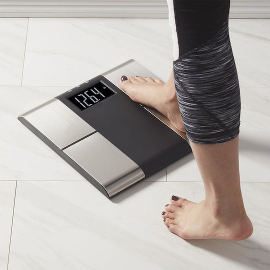 Cantar Digital De Baie 225kg Cu Analizator De Grăsime Corporală Argintiu ZY12463QWS38
