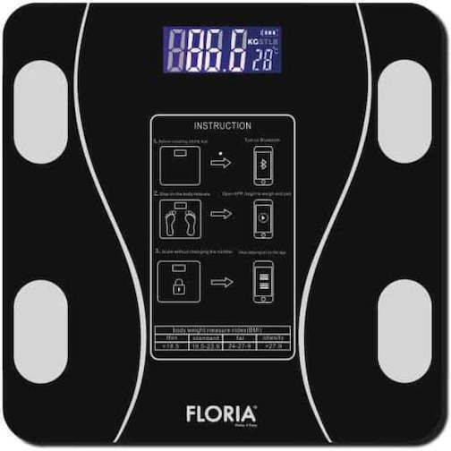 Digitale Badezimmerwaage 180kg Schwarze ZLN8962