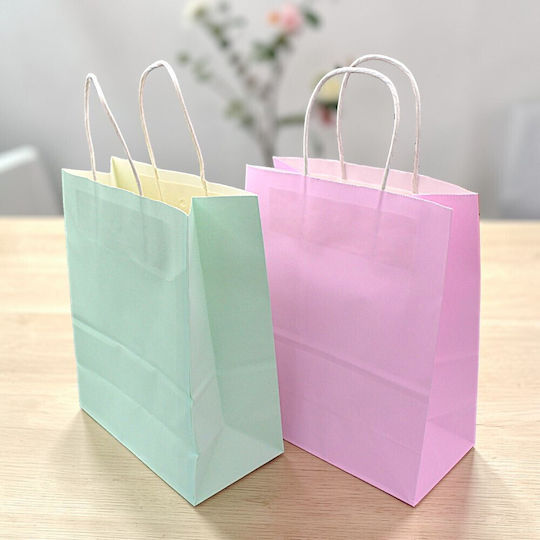 Paper Gift Bag Orange 27x11x27cm