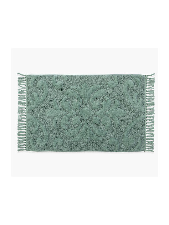 Nef-Nef Homeware Σετ Πατάκια Μπάνιου Βαμβακερό Jetrix Green 60x90εκ.