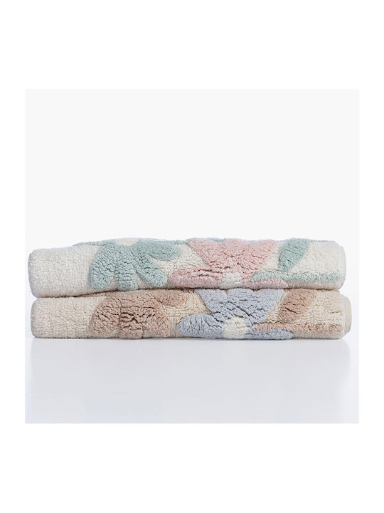 Nef-Nef Homeware Cotton Bath Mat Dreamel Beige 50x80cm