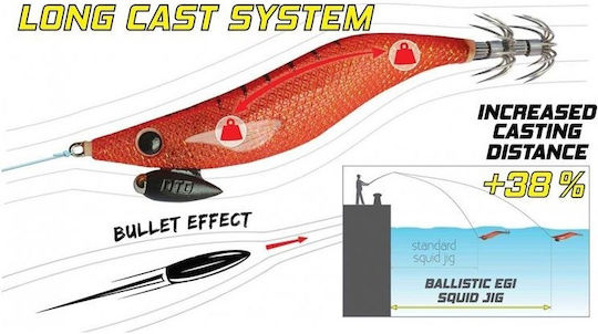 Калмари Jigs Dtd Ballistic Egi 2.8 Бял