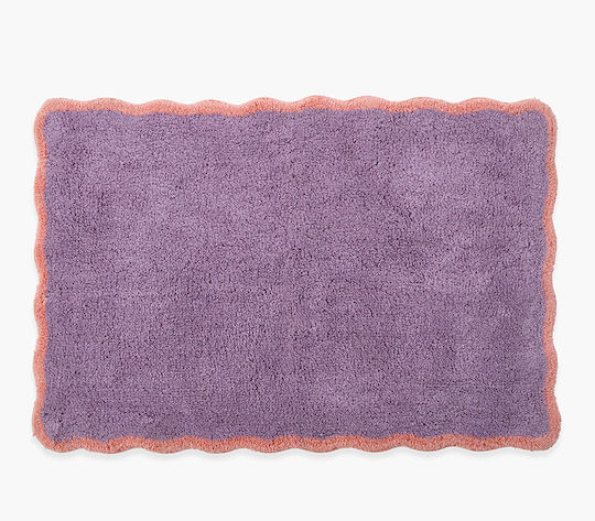 Nef-Nef Homeware Σετ Πατάκια Μπάνιου Βαμβακερό Vertia Mauve 60x90εκ.