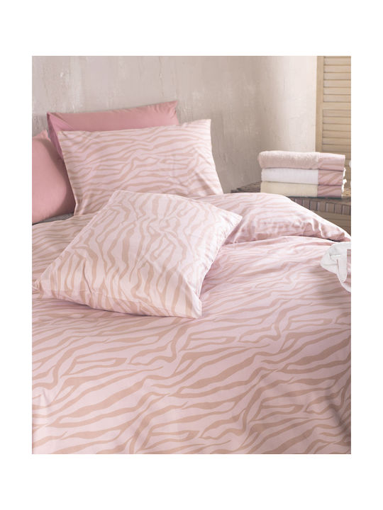 Rythmos Trisha Pillowcase Set with Envelope Cover Pink 50x70cm