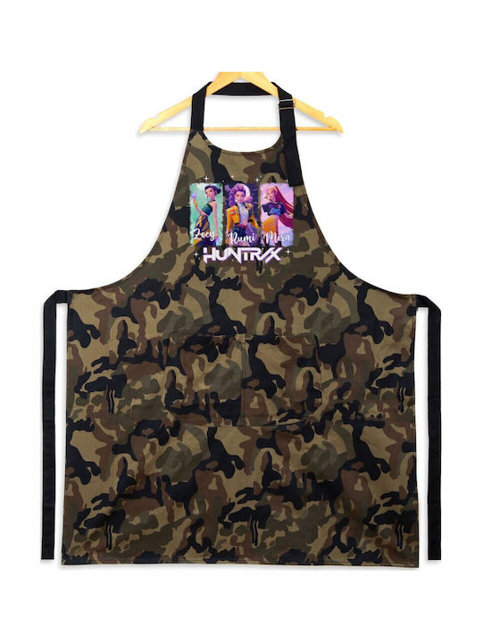 Koupakoupa Huntr X K-pop Girl Group Ποδιά Κουζίνας Πράσινη 31.5x20cm KP_33225_apron-army