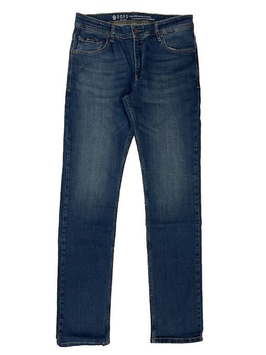 Pantalon De Blugi Elastic Pentru Bărbați Cu Fit Regular Albastru Marin
