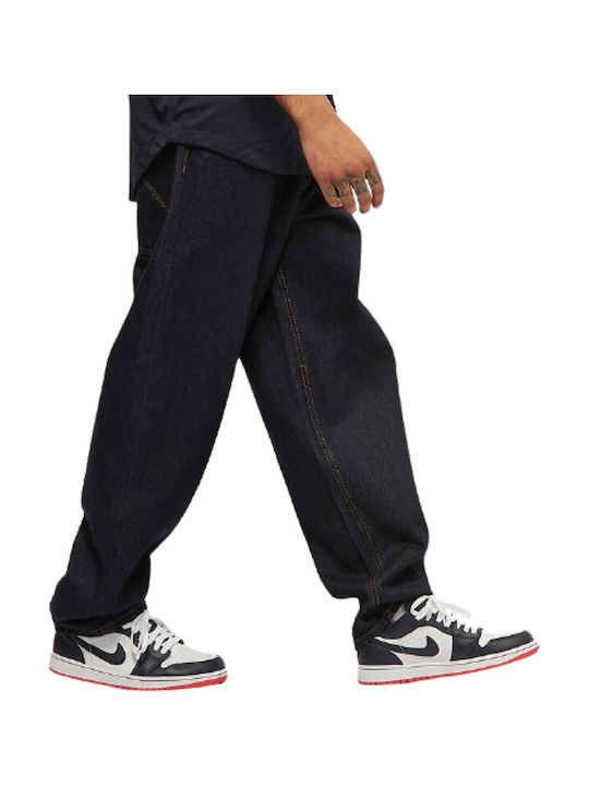 X-tra Мъжко Джинсово Панталон Скъсен Loose Baggy Кройка Индиго