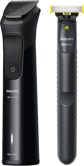Philips Multigroom + OneBlade Satz für Haarschneider Wiederaufladbare Batterie Schwarz MG9690/30