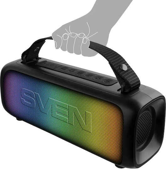 Sven PS-235 Ηχείο Bluetooth 12W με Ραδιόφωνο και Διάρκεια Μπαταρίας έως 12 ώρες Μαύρο