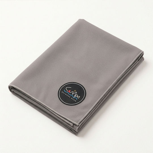 Campo Mikrofasertuch Körper 270g/m² mit Etui Grau 160x80cm