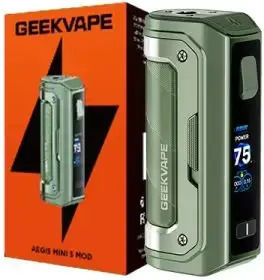 Geek Vape Aegis Mini 5 Box Mod 3200mAh 100W Argintiu Polar