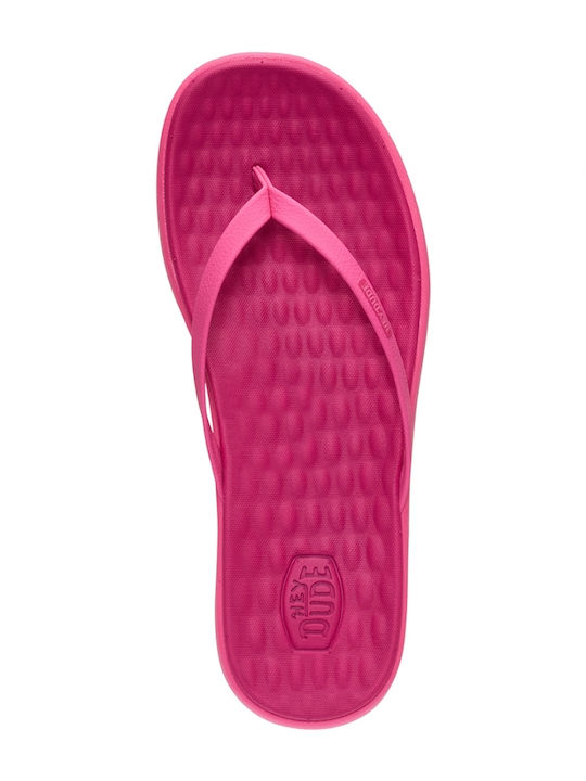 Flip Flops in Fuchsia Colour