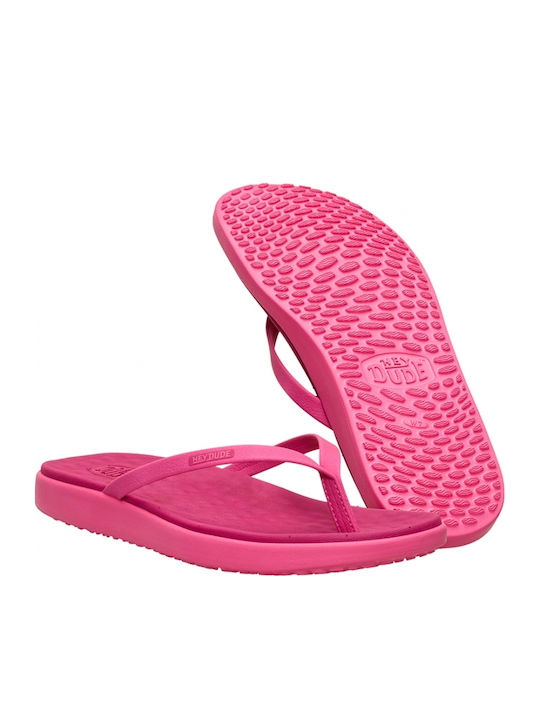 Flip Flops in Fuchsia Colour