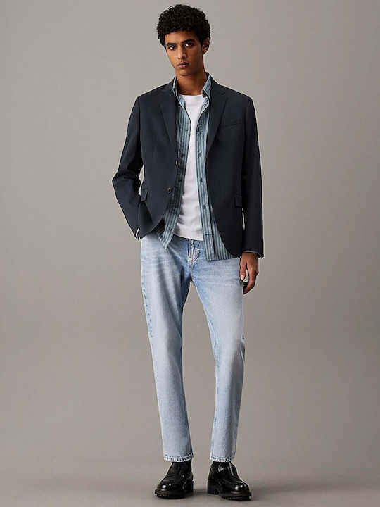 Pantaloni Jeans pentru Bărbați Albastru
