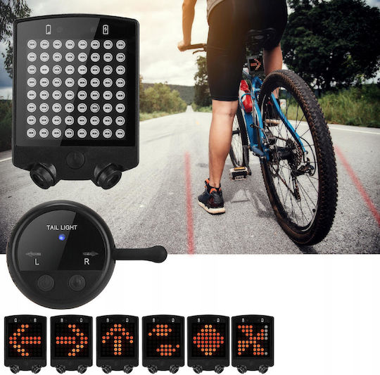 ZW1L103QWS Set Reîncărcabil de Lumini pentru Bicicletă