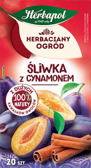 Herbapol Fruit Tea Herbal Garden Plum Cinnamon 20x2.5g