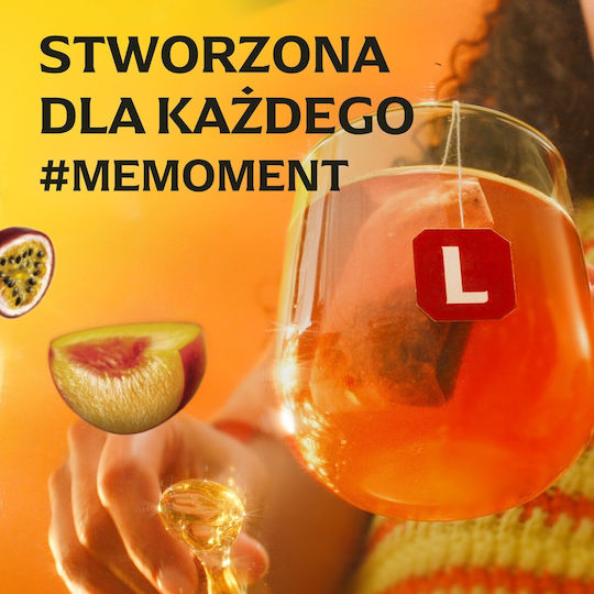 Lipton Früchtetee Pfirsich Passionsfrucht 20 Taschen