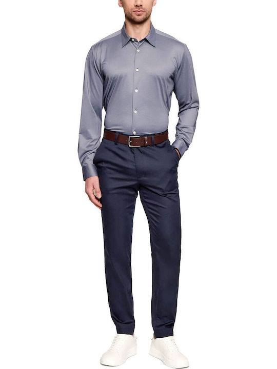 Kaiton Kaiton Παντελόνι Ελαστικό σε Slim Εφαρμογή Dark Blue