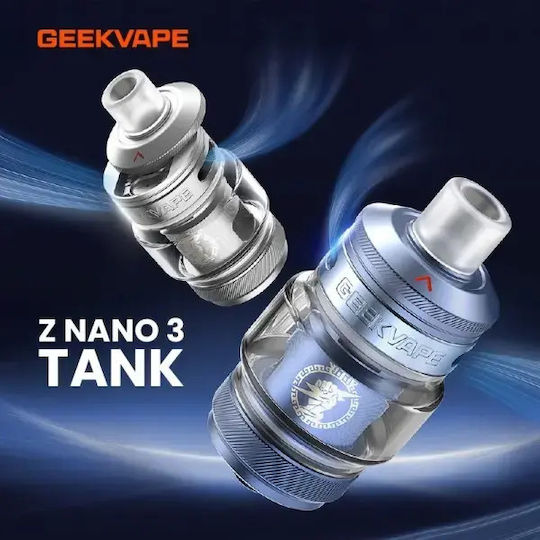 Geek Vape Z Nano Ατμοποιητής Ηλεκτρονικού Τσιγάρου 5ml Ασημί