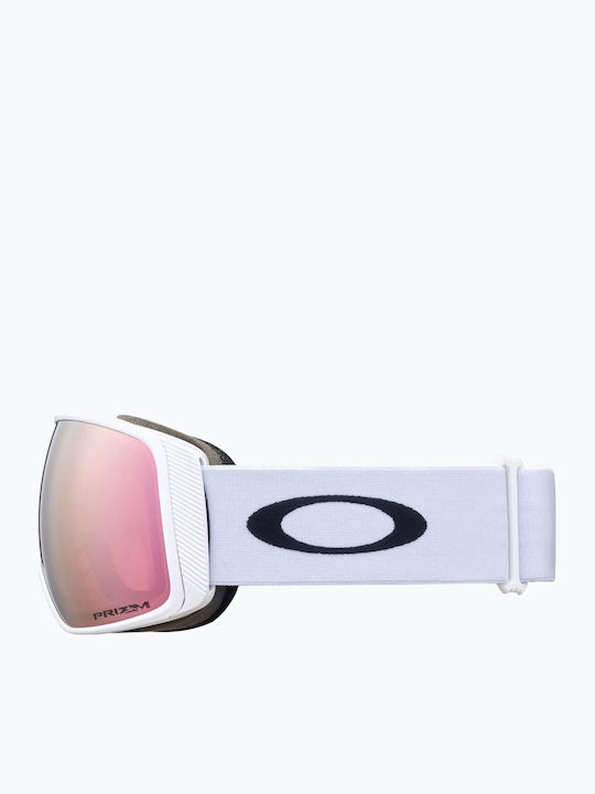 Oakley Mască Pentru Adulți Albă cu Lentilă Fumurie / Fotocromatică / Polarizată Roz Oakley Mască Pentru Adulți Albă cu Lentilă Fumurie / Fotocromatică / Polarizată Roz