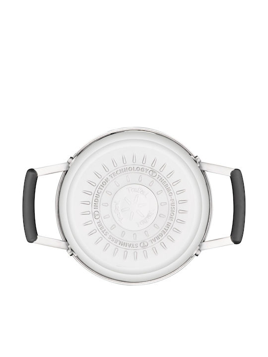 Tefal Domotti Töpfe Set aus Rostfreiem Stahl mit Antihaftbeschichtung 8 Teile