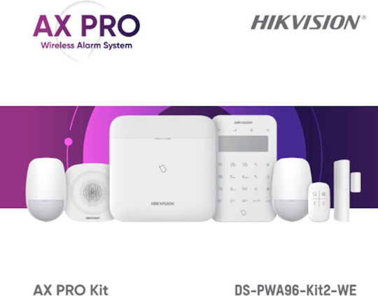 Hikvision AXPRO Kabelloses Heim-Alarmanlagen System (Wi-Fi)