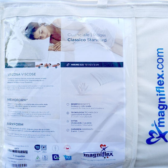 Magniflex Classico Standard Kopfkissen Polyester 42x72x12cm
