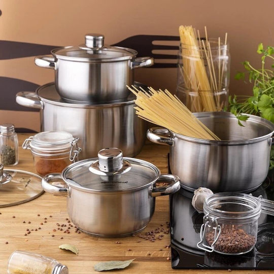Florina Polpo Set De Oale Din Oțel Inoxidabil 4 Piese